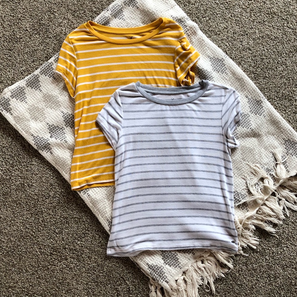 American Eagle Soft & sexy striped T-shirt bundle